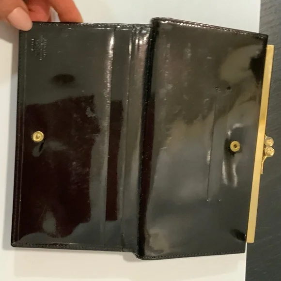 Versace Black and Gold Women's Wallet - Picture 5 of 11